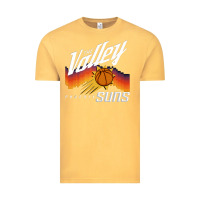 Vintage Mustard the valley oop phoenix basketball retro sunset basketball t shirt Vintage Tee - artisFamous