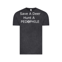 Vintage Black save a deer   hunt a pedophil Vintage Tee - artisFamous
