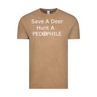 Vintage Coffee save a deer   hunt a pedophil Vintage Tee - artisFamous