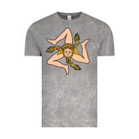 Cloud Rock sicilian triskelion Vintage Tee - artisFamous