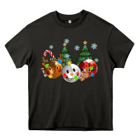 Asphalt christmas Heavy Core Tee - MaliasSmallBusiness