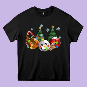 Christmas Heavy Core Tee Designed By Maliassmallbusiness