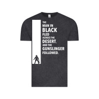 Vintage Black the man in black fled across the desert Vintage Tee - artisFamous
