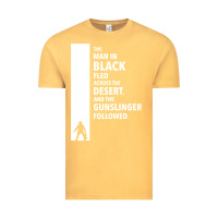 Vintage Mustard the man in black fled across the desert Vintage Tee - artisFamous