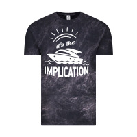 Cloud Black the implication   its always sunny in philadelphia Vintage Tee - artisFamous