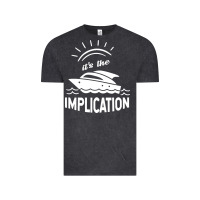 Vintage Black the implication   its always sunny in philadelphia Vintage Tee - artisFamous