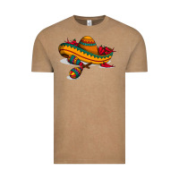 Vintage Coffee maracas sombrero mexican Vintage Tee - artisFamous