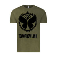 Vintage Olive tomorrowland around the world Vintage Tee - artisFamous