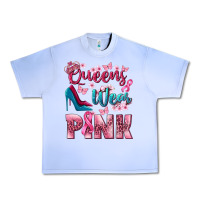 Grape Ice Queens wear pink Breast Cancer Urban Heavy Tee - NancyCooperArtShop