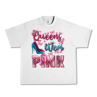 Lunar Rock Queens wear pink Breast Cancer Urban Heavy Tee - NancyCooperArtShop