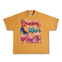 Peanut Butter Queens wear pink Breast Cancer Urban Heavy Tee - NancyCooperArtShop