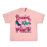 Salmon Queens wear pink Breast Cancer Urban Heavy Tee - NancyCooperArtShop