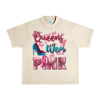 Sandshell Queens wear pink Breast Cancer Urban Heavy Tee - NancyCooperArtShop