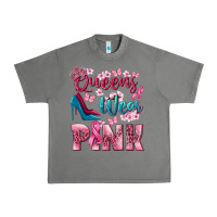 Tornado Queens wear pink Breast Cancer Urban Heavy Tee - NancyCooperArtShop