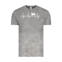 Cloud Rock heartbeat recumbent bicycle bike cyclist biking Vintage Tee - artisFamous