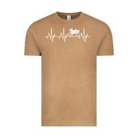 Vintage Camel heartbeat recumbent bicycle bike cyclist biking Vintage Tee - artisFamous