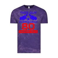 Cloud Purple this guy is 80 years funny 80th birthday Vintage Tee - artisFamous