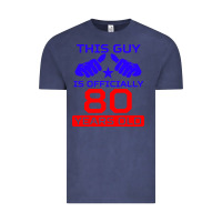 Vintage Denim this guy is 80 years funny 80th birthday Vintage Tee - artisFamous