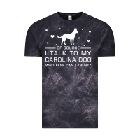 Cloud Black carolina dog Vintage Tee - artisFamous