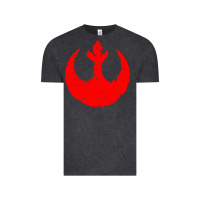Vintage Black distressed rebel alliance symbol Vintage Tee - artisFamous