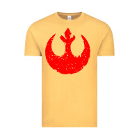 Vintage Mustard distressed rebel alliance symbol Vintage Tee - artisFamous