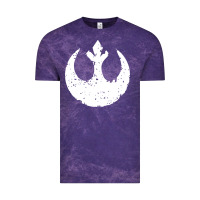 Cloud Purple distressed rebel alliance symbol Vintage Tee - artisFamous