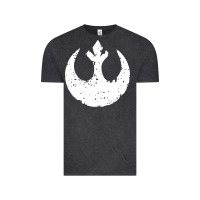 Vintage Black distressed rebel alliance symbol Vintage Tee - artisFamous