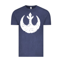 Vintage Denim distressed rebel alliance symbol Vintage Tee - artisFamous