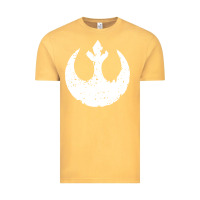 Vintage Mustard distressed rebel alliance symbol Vintage Tee - artisFamous