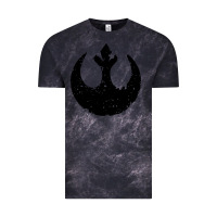 Cloud Black distressed rebel alliance symbol Vintage Tee - artisFamous