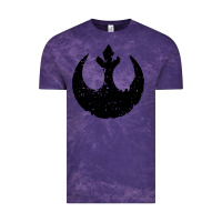 Cloud Purple distressed rebel alliance symbol Vintage Tee - artisFamous