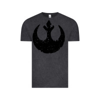 Vintage Black distressed rebel alliance symbol Vintage Tee - artisFamous