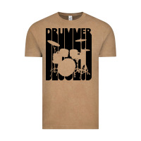 Vintage Coffee vintage retro drummer Vintage Tee - artisFamous