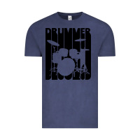 Vintage Denim vintage retro drummer Vintage Tee - artisFamous