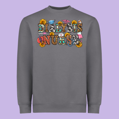 Dialysis Nurse Heavyweight Sweatshirt Designed By Oliviacreatesart