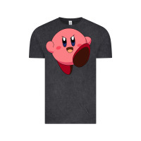 Vintage Black Kirby's Adventure Vintage Tee - artisFamous