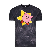 Cloud Black Kirby's Adventure Vintage Tee - artisFamous