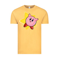 Vintage Mustard Kirby's Adventure Vintage Tee - artisFamous