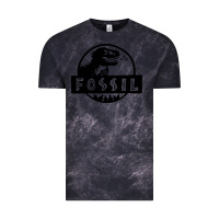Cloud Black fossil dinosaur  wild life Vintage Tee - artisFamous