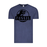 Vintage Denim fossil dinosaur  wild life Vintage Tee - artisFamous