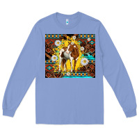 Colony Blue aztec tribal horse Long Sleeve Tee - TumblerDesignByShophia