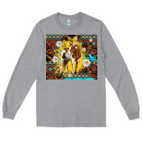 Heather Grey aztec tribal horse Long Sleeve Tee - TumblerDesignByShophia