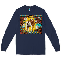 Navy aztec tribal horse Long Sleeve Tee - TumblerDesignByShophia