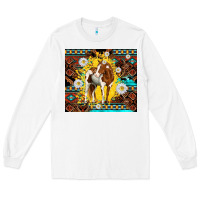 White aztec tribal horse Long Sleeve Tee - TumblerDesignByShophia