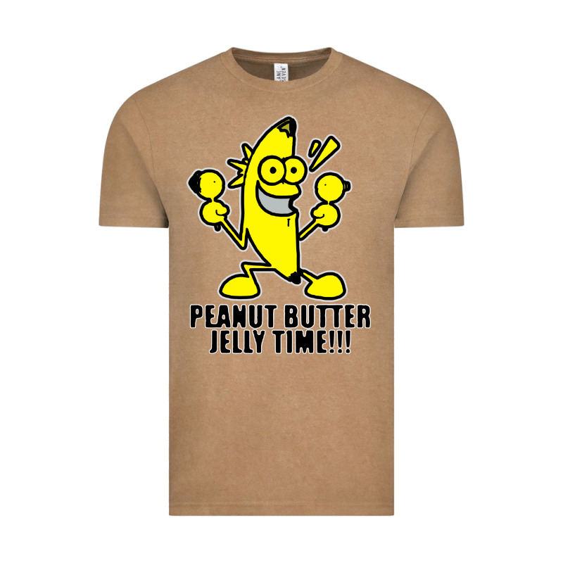 Peanut Butter Jelly Time Banana Vintage Tee by artisFamous | Teevron