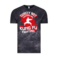 Cloud Black surely not everybody was kung fu fighting Vintage Tee - artisFamous