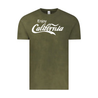 Vintage Olive enjoy california Vintage Tee - artisFamous