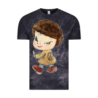 Cloud Black Little Yoshitomo Knives Vintage Tee - artisFamous