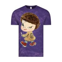 Cloud Purple Little Yoshitomo Knives Vintage Tee - artisFamous