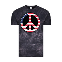 Cloud Black United states peace symbol Vintage Tee - artisFamous